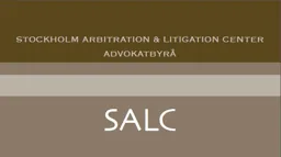 STOCKHOLM ARBITRATION & LITIGATION CENTER ADVOKATBYRÅ SALC – varumärkesbild för SALC Advokatbyrå AB