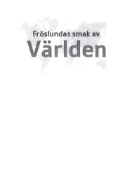 Fröslundas smak av Världen – varumärkesbild för Infinity Group Sweden AB