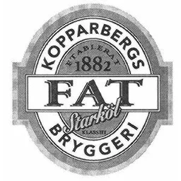 ETABLERAT 1882 FAT STARKÖL KLASS III KOPPARBERGS BRYGGERI – varumärkesbild för Kopparbergs Bryggeri Aktiebolag