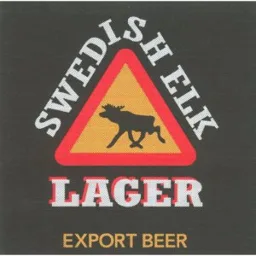 SWEDISH ELK LAGER EXPORT BEER – varumärkesbild för Kopparbergs Bryggeri Aktiebolag