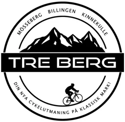 TRE BERG Mösseberg Billingen Kinnekulle Din nya cykelutmaning på klassisk mark – varumärkesbild för Skaraborg Equipment AB