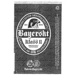 BAYERSKT FALCON BAYERSKT – varumärkesbild för Carlsberg Sverige Aktiebolag