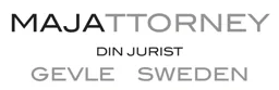 MAJATTORNEY DIN JURIST GEVLE SWEDEN – varumärkesbild för Maja Fohlin Gyllner AB