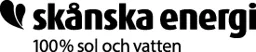 Skånska Energi - 100 % sol och vatten – varumärkesbild för Skånska Energi Aktiebolag