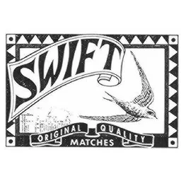 SWIFT ORIGINAL QUALITY MATCHES – varumärkesbild för Swedish Match Industries Aktiebolag