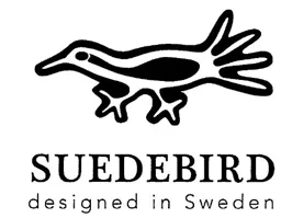 SUEDEBIRD designed in Sweden – varumärkesbild för JCF Holding AB