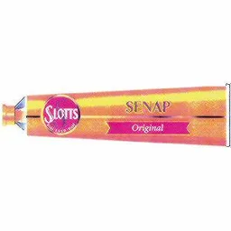 SLOTTS S SENAP ORIGINAL – varumärkesbild för Unilever Sverige AB