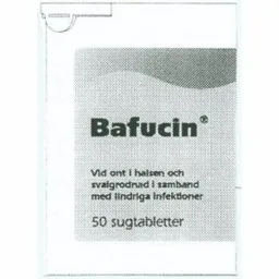 BAFUCIN VID ONT I HALSEN OCH SVALGRODNAD I – varumärke, McNeil AB