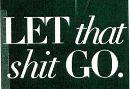 LET that shit GO – varumärkesbild för REFLECTIVE SPACE AB