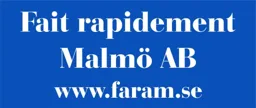 Fait Rapidement Malmö AB www.faram.se – varumärkesbild för Fait rapidement à Malmö AB
