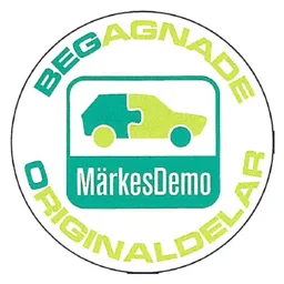 MärkesDemo BEGAGNADE ORIGINALDELAR – varumärkesbild för Märkesdemo AB