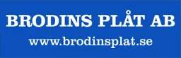 BRODINS PLÅT AB www.brodinsplat.se – varumärkesbild för S.E. Brodins Plåtslageri Aktiebolag