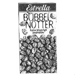 ESTRELLA BUBBEL NÖTTER EXTRA KNAPRIGA JORDNÖTTER – varumärkesbild för Estrella AB