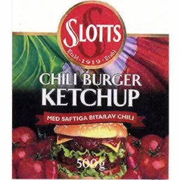 CHILIBURGER KETCHUP MED SAFTIGA BITAR AV – varumärkesbild för Unilever Sverige AB