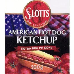 AMERICAN HOT DOG KETCHUP EXTRA BRA PÅ KORV – varumärkesbild för Unilever Sverige AB