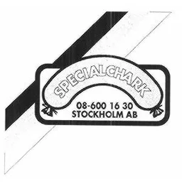 SPECIALCHARK STOCKHOLM AB 08-600 16 30 – varumärke, Specialchark Stockholm Aktiebolag