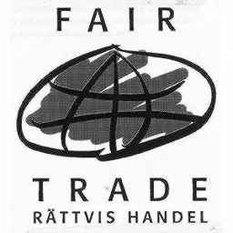 FAIR TRADE RÄTTVIS HANDEL – varumärkesbild för ORGANISATIONEN FAIR TRADE ÅTERFÖRSÄLJARNA