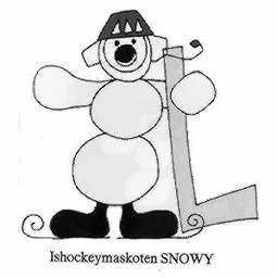 ISHOCKEYMASKOTEN SNOWY – varumärkesbild för SVENSKA ISHOCKEYFÖRBUNDET