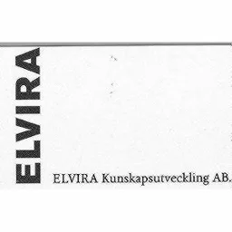 ELVIRA KUNSKAPSUTVECKLING – varumärke, ELVIRA Kunskapsutveckling AB