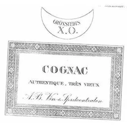 GRÖNSTEDTS X.O. COGNAC AUTHENTIQUE, TRÈS VIEUX A.B. Vin & Spritcentralen – varumärkesbild för Galatea AB