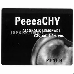 PEEEACHY ALCOHOLIC LEMONADE SPARKLING PEACH – varumärkesbild för Aktiebolaget Åbro Bryggeri