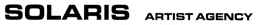 SOLARIS ARTIST AGENCY – varumärkesbild för The Talent Group AB