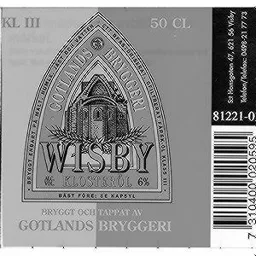 GOTLANDS BRYGGERI WISBY KLOSTERÖL – varumärkesbild för Spendrups Bryggeriaktiebolag