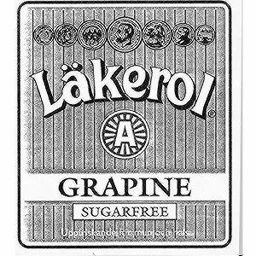 LÄKEROL A GRAPINE SUGARFREE UPPFRISKANDE FÖR MUN OCH HALS – varumärkesbild för Cloetta Sverige AB