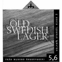 OLD SWEDISH LAGER FRÅN MUNKBO ÅNGBRYGGERI 5,6 VOLYM% STARKÖL KLASS 3 – varumärkesbild för Galatea AB