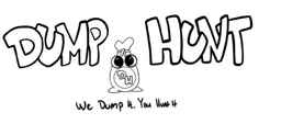 DUMP HUNT. We Dump it. You Hunt it DH – varumärkesbild för M.A.J Invest AB