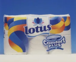 Lotus 3-Laags Comfort PLUS Voelbaar dikker – varumärkesbild för Essity Hygiene and Health Aktiebolag
