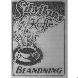 SIBYLLANS KAFFE-BLANDNING – varumärkesbild för Nordiska Kaffebolaget H. Hansson & Co Aktiebolag