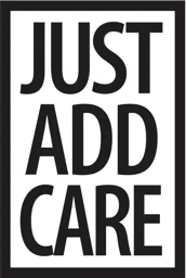 Just add care – varumärkesbild för Asymmetri AB
