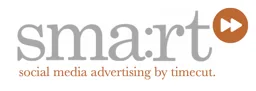 sma:rt. social media advertising by timecut. – varumärkesbild för Mhub SAAS AB
