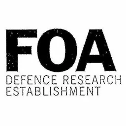 FOA DEFENCE RESEARCH ESTABLISHMENT – varumärke, TOTALFÖRSVARETS FORSKNINGSINSTITUT, FOI