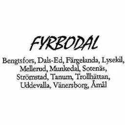 FYRBODAL Bengtsfors, Dals-Ed, Färgelanda, Lysekil, Mellerud, Munkedal, Sotenäs, Strömstad, Tanum, Trollhättan, Uddevalla, Vänersborg, Åmål – varumärke, FYRBODALS KOMMUNALFÖRBUND