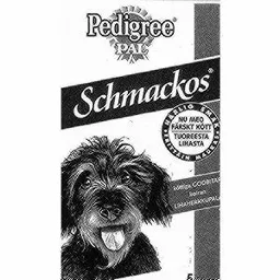 PEDIGREE PAL SCHMACKOS – varumärkesbild för Mars Sverige AB