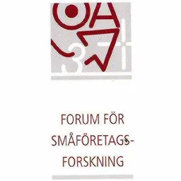 FORUM FÖR SMÅFÖRETAGS- FORSKNING – varumärkesbild för STIFTELSEN ENTREPRENÖRSKAPSFORUM