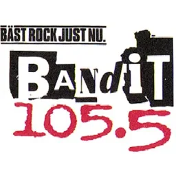 BÄST ROCK JUST NU BANDIT 105.5 – varumärkesbild för Modern Times Group MTG AB