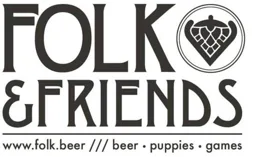FOLK & FRIENDS www.folk.beer /// beer puppies games – varumärkesbild för Folk & Friends AB
