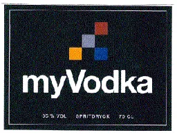 myVodka 35 % VOL SPRITDRYCK 70 CL – varumärke, NBTFS 1 i Örebro AB