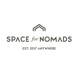 Space for Nomads est. 2017 Anywhere – varumärkesbild för M Lithvall AB