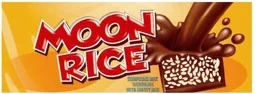 MOONRICE COMPOUND MILK CHOCOLATE WITH CRISPY RICE – varumärkesbild för MBC My Business Company AB