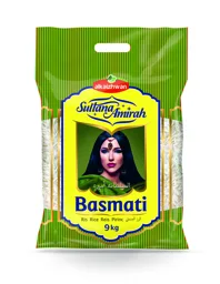 alkaizhwan Sultana Amirah Basmati Ris Rice Reis Pirinc 9 kg – varumärke, BRK FOOD AB