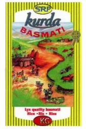 SRP KURDA BASMATI LUX QUALITY BASMATI RICE RIS RIES KG – varumärkesbild för Swedish Fine Rice and Food AB