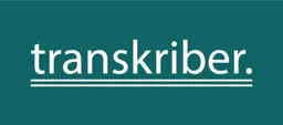transkriber. – varumärkesbild för Sagebro Group AB