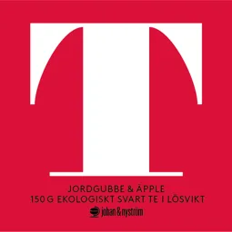 T JORDGUBBE & ÄPPLE 150 G EKOLOGISKT SVART TE I LÖSVIKT johan & nyström – varumärke, Johan & Nyström Kafferostare & Tehandlare AB