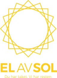 EL AV SOL. Du har taket. Vi har resten. – varumärkesbild för El av Sol Sverige AB