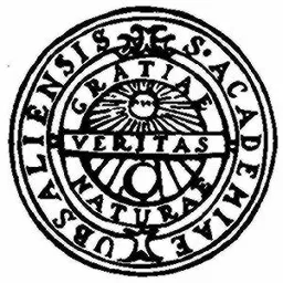 UBSALIENSIS S ACADEMIAE GRATIAE VERITASNATURAE – varumärkesbild för UPPSALA UNIVERSITET