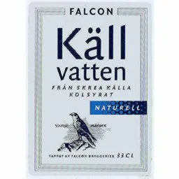 FALCON KÄLLVATTEN FRÅN SKREA KÄLLA KOLSYRAT NATURELL – varumärkesbild för Carlsberg Sverige Aktiebolag